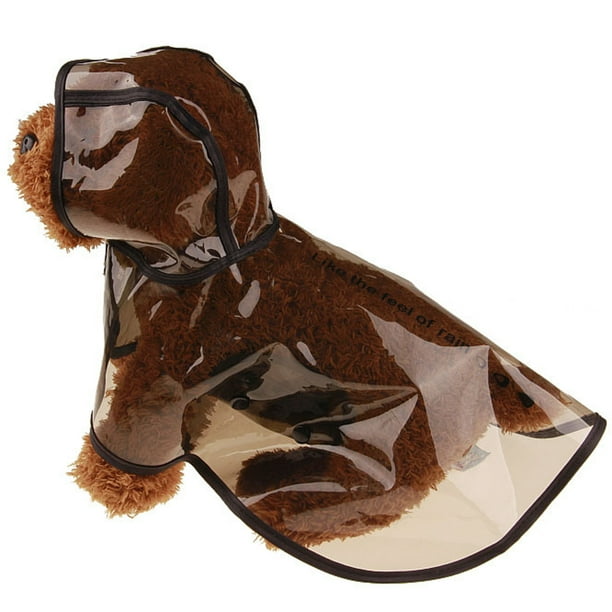 Chunyang Dog Transparent Raincoat Pet Waterproof Clothes Jacket Poncho Rainsuit Small Large Dog Clothing Summer Puppy Rain Coats