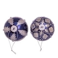 thumbnail image 4 of Kurt Adler 80MM Navy Blue Glass Ball Ornaments, 6-Piece Set, 4 of 4