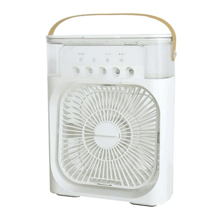 

TFDZ Mini Air Conditioner Portable Ac Unit Portable Air Conditioner Fan Cool Mist Humidifier With 7 Colors LED Light A