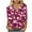 Red#Women's 3/4 Sleeve Shirts, variant on YEYLANERS Womens Summer 3/4 Sleeve Shirts 2024 Summer Casual V Neck Flowers Print Ethnic Style Blouses for Women Fashion Three Quarter Length Sleeve Graphic Tunic Tees，Black，L
