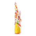 thumbnail image 1 of Injueey Conejito de Pascua muñeca sin rostro estampado de flores sombrero juguetes de peluche Navidad arreglo de Halloween suministros favores enano Kits de decoración para fiestas flor blanca Injueey HA070626-02, 1 of 6
