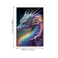 thumbnail image 3 of Diceymbol Diamond Art Kits for Adults 15.74 Inch, Fantasy Dragon 5D Rhinestone Gem Art Painting for Bedroom Living Room Wall Decor, 3 of 8