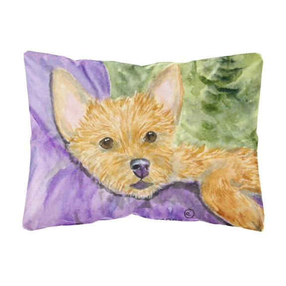 Dog Portrait/Landscape Painting Fabric Decorative Pillow
