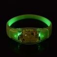thumbnail image 4 of Bracelet en Silicone pour Spectacle de Concert de Fête avec Lumière LED Flash (Vert), 4 of 4