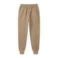 thumbnail image 6 of Men's Spring and Fall Sports Fitness Solid Color Trousers, Loose Running Casual Large Size Flag Print Sweatpants Cotton for Athletic Wear,Khaki,4XL, 6 of 6