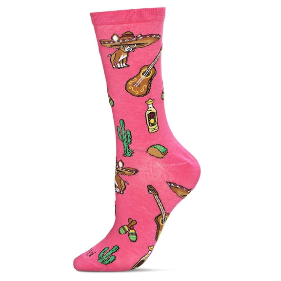 MeMoi Fiesta Fun Bamboo Blend Crew Sock - Mens - Male