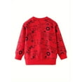 thumbnail image 7 of ATAIKU 2-7Y Kids Boys French Terry Sweatshirts Construction Vehicle Novelty Crewneck Pullover Cotton Tops, 7 of 7