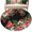 Green Red Black, variant on Small Round Rug 3Ft Washable Non-Slip, Cardinal Bird Circle Area Rugs for Living Room Bedroom, Winter Poinsettia Berry Pine Cones Floral Indoor Floor Mats Carpet Runner for Home Decor