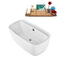 thumbnail image 4 of 59" Streamline N2060BNK Freestanding Tub and Tray With Internal Drain, 4 of 8