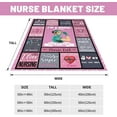 thumbnail image 6 of Nurse Gifts for Women, Gifts for Nurse, Nurse Appreciation Gifts Nurse Blanket Nurses Week Gifts Nurse Graduation Gift RN Gift for Nurses 50x60 Nurse Throw Blankets, 6 of 6