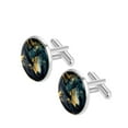 thumbnail image 2 of Wolf Stylish Men Cufflink for Dress Shirts, Made of Stainless Steel, for Formal Occasions, 2 of 6