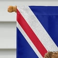thumbnail image 3 of Carolines Treasures LH9470CHF Australian Shepherd with English Union Jack British Flag House Flag House Size multicolor, 3 of 4
