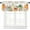 Sage Green White, variant on Mid Century Modern Valance Curtain, Modern Abstract Geometric Shape Pattern Window Treatment Valances for Bedroom Kitchen 54x18inch