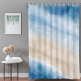 thumbnail image 3 of Bathroom Shower Curtain Summer Beach Blue Ocean Waterproof Shower Curtains with Hooks, Modern Minimalist Art Bath Curtains Bathtub Curtain Home Decor 36x72in, 3 of 9