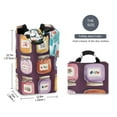thumbnail image 2 of Yayeee Freestanding Laundry Hamper with Handle Collapsible Large Storage Basket for Clothes, Purple Jam, 2 of 7