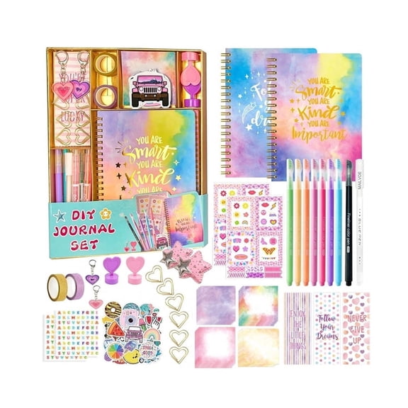 Arcticwind DIY Journal Kit for Cool Birthday Gifts Ideas for Fun Stationery Set with Stickers Cute Art & Crafts Kits Scrapbook & Diary Supplies Set Gifts