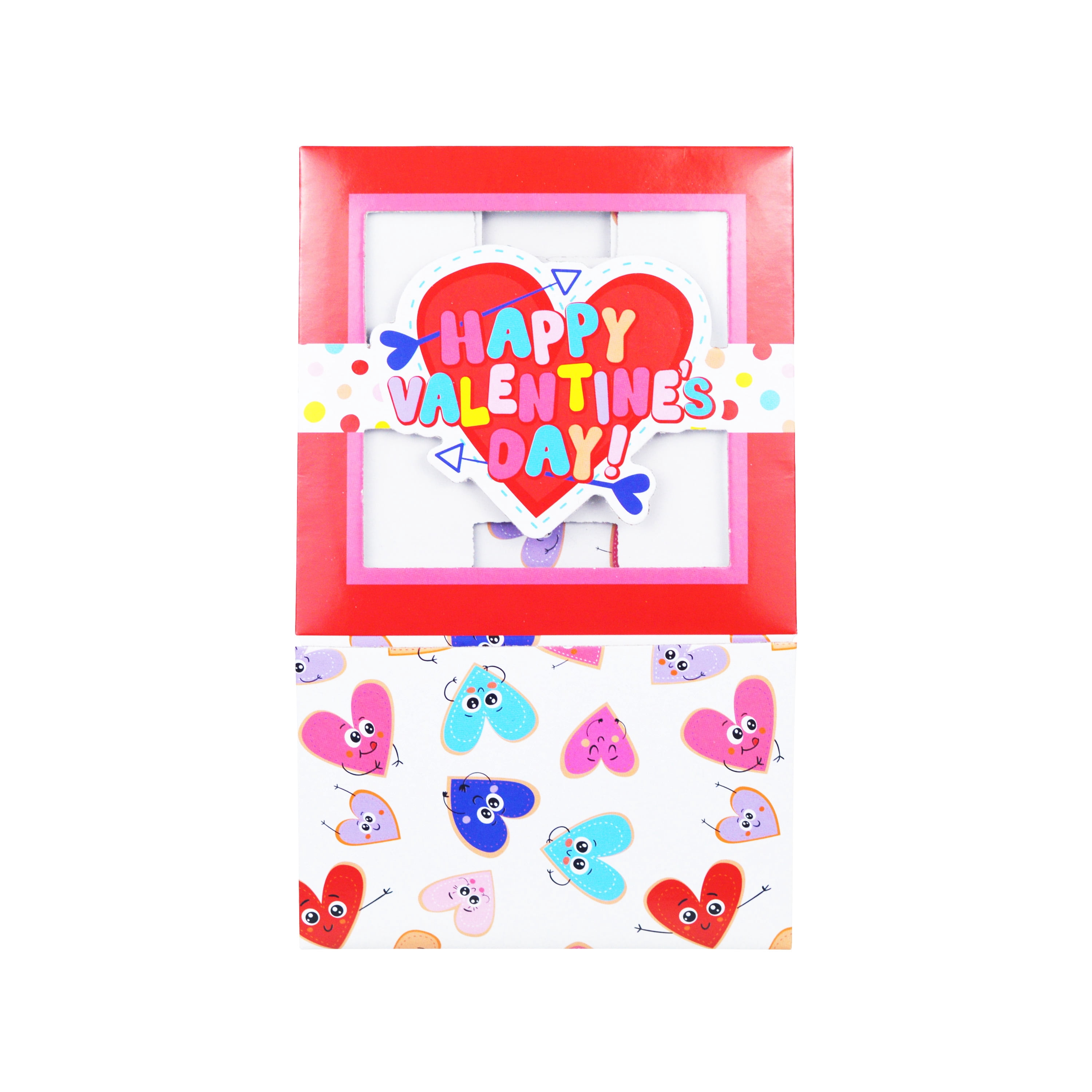 Way to Celebration Valentine Multi Color Paper Treat Boxes Astm in Two Sizes
