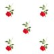 thumbnail image 1 of Inteprter 12 piezas de ramos falsos románticos y exquisitos de seda para un toque de elegancia con materiales seleccionados rojo brillante Type2 NO2, 1 of 6