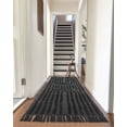thumbnail image 7 of SUNDEREY Hallway Runner Rug 2'x6' Washable Bathroom Rug Runners, Cotton Woven Kitchen Runner Rugs with Tassel, Farmhouse Tufted Rainbow Bedroom Runner Rug for Laundry Entryway,Dark Grey, 7 of 7