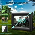 thumbnail image 5 of XHYHWYD 20ft Outdoor Free Standing Inflatable Projector Screen, 240 in with Air Blower, Black, 20FT-Dwarf foot, New, 5 of 11