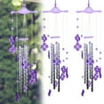 thumbnail image 4 of Clearance Under 5$ Household Wind Chimes FNGZ 2Pc Memorial Wind Chime Outdoor Wind Chime Unique Tuning Relax Soothing Sympathy Wind Chime For Mom and Dad Garden Patio Home Decor, 2* Wind Chime, 4 of 8