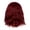 Red, variant on Medium Length Curly Wig 11 Inch Pullover Toupee Synthetic Hair Red Party Costume Fashion Daily Wear Natural Look Soft Elastic Lace Cap Adjustable Head