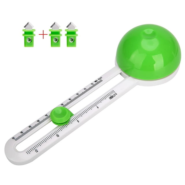 Circle Cutter, Circular Paper Cutter Circle Paper Trimmer Rotary Cutter Craft Supplies, Round Cutting Knife Cards Cutters ( Green )