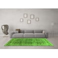 thumbnail image 3 of Ahgly Company Indoor Round Oriental Green Traditional Area Rugs, 5' Round, 3 of 4