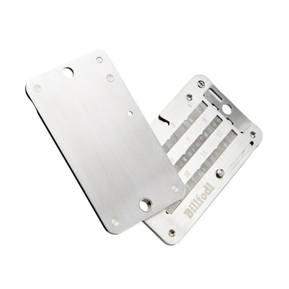 Billfodl Crypto Seed Phrase Backup Wallet- Stainless Steel