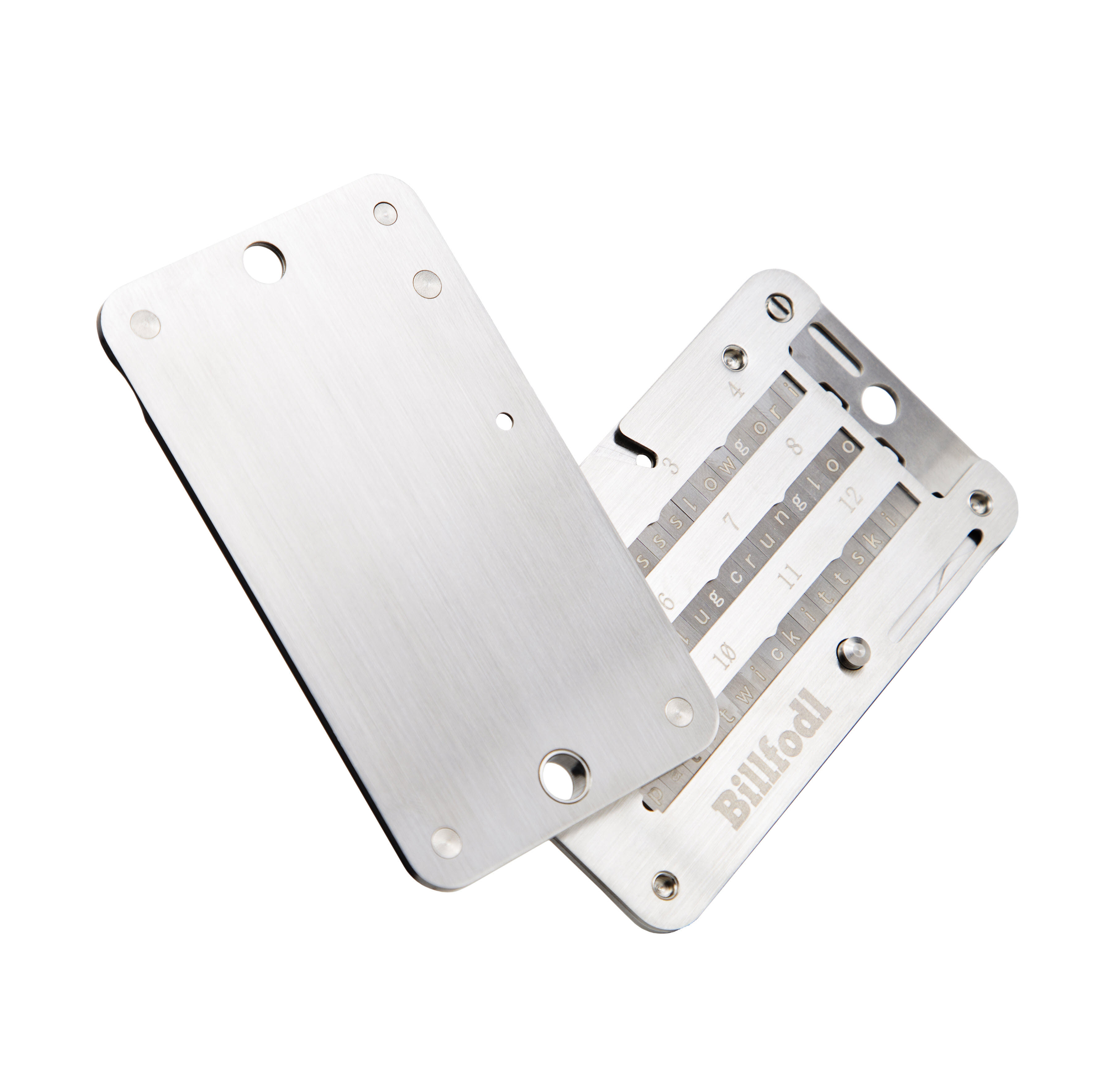 Billfodl Crypto Seed Phrase Backup Wallet- Stainless Steel