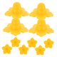 thumbnail image 5 of OUNONA 10Ud Decorativas Para Comederos De Pájaros En Forma De Color Amarillo Para Uso Exterior, 5 of 8