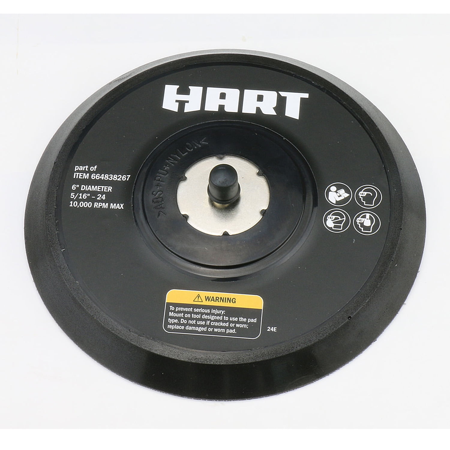 HART 6 in. Dual Action Air Sander