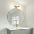 thumbnail image 5 of Globe Electric Alexandria 2-Light Matte Brass Reversable Vanity Light, 51736, 5 of 7