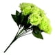 thumbnail image 4 of Ramo de flores de rosas artificiales de 12 cabezas, decoración floral de simulación, ramo de flores falsas nupciales de boda, verde Scienceny HA7624-08B, 4 of 6