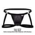 thumbnail image 4 of CandyMan Fashion 99749 Garter Jockstrap Color Black Size S/M, 4 of 8