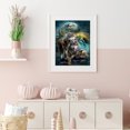 thumbnail image 4 of Cuadros Decorativos 5D bricolaje cuadrado completo taladro diamante pintura animal lobo rhinestone ilustraciones Sywqhk Nuevos Originales, 4 of 9
