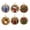 #02, variant on Christmas Diamond Art Kits for Adults, 6 Pack DIY Pearl Art Diamond Painting Craft, Acrylic Holiday Hanging Pendant Ornaments for Christmas Tree, 3.54 x 3.54 In