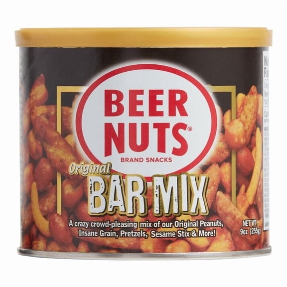 Beer Nuts Original Bar Mix Can 9 oz.