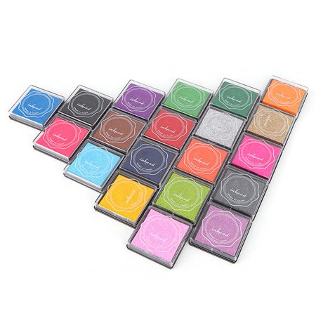 Fyydes 20 Couleurs Bricolage Mignon Tampon Encreur Colore Tampon Encreur Pour Tampon En Caoutchouc Decoration Scrapbook Tampon Encreur Tampon Encreur Walmart Canada