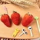 thumbnail image 4 of Tenedor de fruta y comida para niños, caja Bento con animales bonitos, decoración, tenedores, tenedores pequeños para pastel, tenedores de postre, 4 of 5