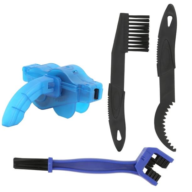 Cadena 4 Uds Kit De Limpiador De Cadena De Bicicleta Juego De Herramientas De Cepillo De Limpieza De Purador De Cadena De Bicicleta Portátil