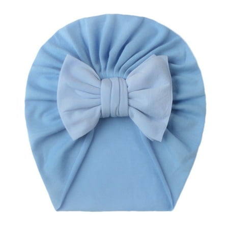 

Relanfenk Baby Hats Boys Girls Turban Bun Beanie Bowknot Elastics Turban Cap Hat