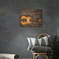 thumbnail image 3 of Guitar Wall Art Rustic Vintage Music Instruments Pictures Wall Decor Musical Theme Canvas Print Guitar Decorations Painting Framed Modern Home Artwork For Studio Bar Office Bedroom 16"x12", 3 of 6