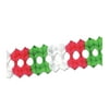 Packaged Arcade Garland 5 1 By 2" X 12' Red, White, Green - 12 Pack (1 Per Package)