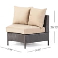 thumbnail image 2 of Faux Rattan Sofa Set with High-Density Cushions / Relaxing Outdoor Seating for Gardens, 2 of 2