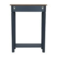 thumbnail image 5 of "East at Main Marnie Navy Blue Wood Console Table with Drawer & Shelf, 23.75"" Slim Entry Furniture for Small Spaces", 5 of 7