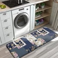 thumbnail image 3 of Pioneer Flower Floral Print Pattern Kitchen Rug Mat,Kitchen Runner Rugs Non Skid Washable,Decorative Kitchen Floor Mats for Kitchen,Sink,Laundry,17"x47.2", 3 of 7
