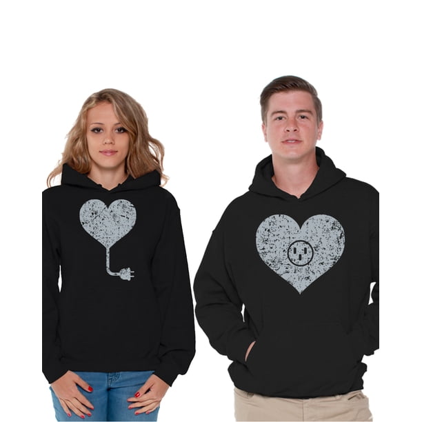 Awkward Styles Heart Sweaters for Couples Matching Boyfriend Girlfriend  Couple Hoodies Love Gifts for Couple Valentine's Day Heart Matching Husband  Wife Couple Sweatshirts Cute Anniversary Gifts - Walmart.com