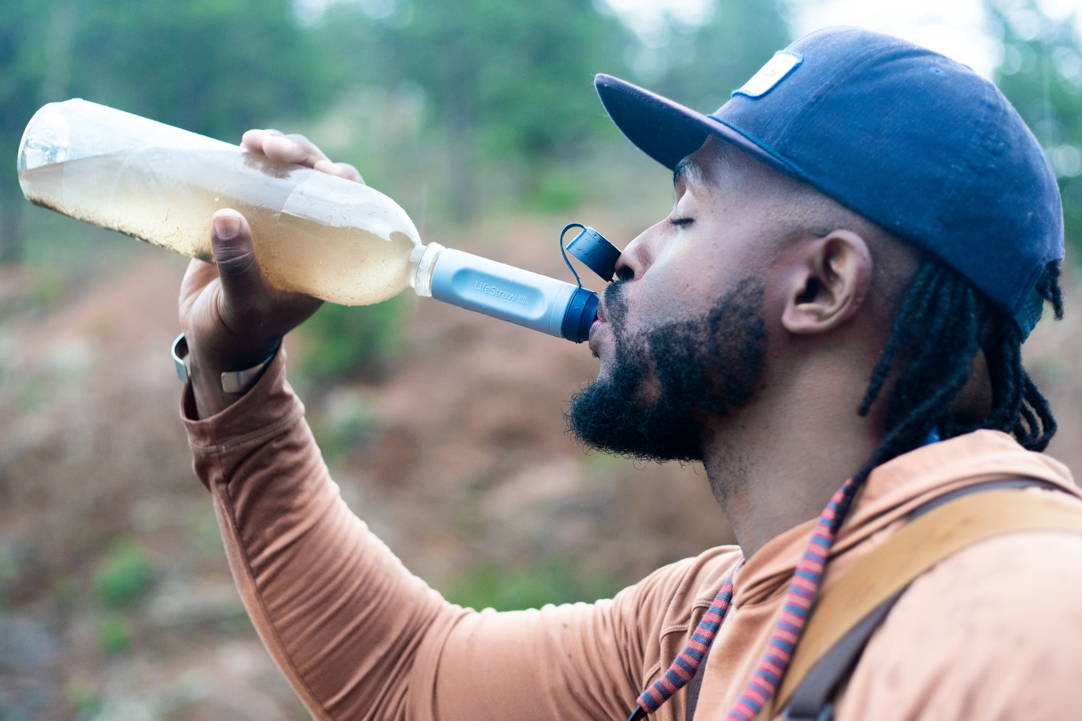 LifeStraw Peak Series Solo; Blue Raspberry