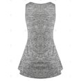 thumbnail image 3 of Top Sin Mangas de Espacio Teñido Rosegal Camisetas sin mangas de talla grande, 3 of 5